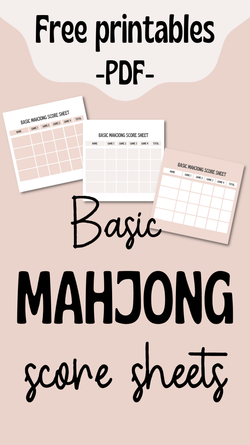 basic-mahjong-score-sheet-simplify-your-mahjong-game-with-our-free