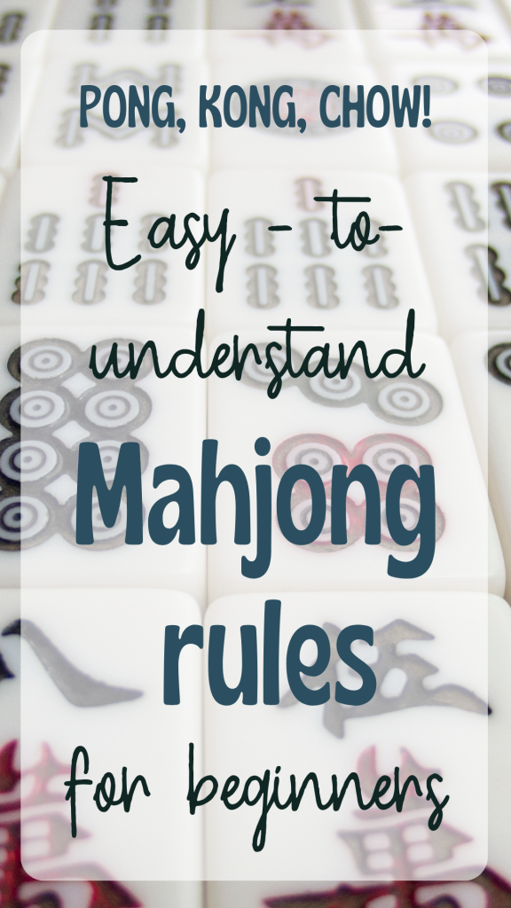 Mahjong rules - overview for beginners