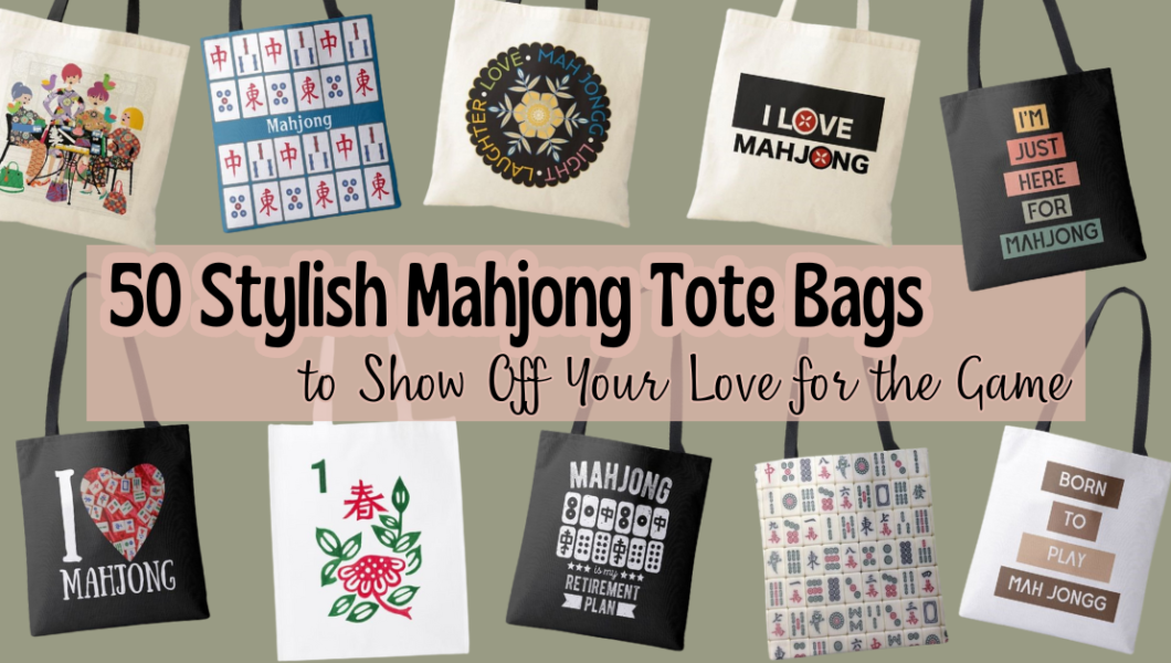 mahjong tote bags